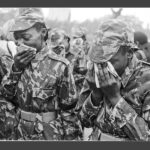 Grief: women soldiers at Samora Machel’s funeral