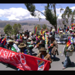 Demonstration Bolivien anlässlich der Verfassung