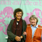 Bennholdt-Thomsen (links) mit Maria Mies
